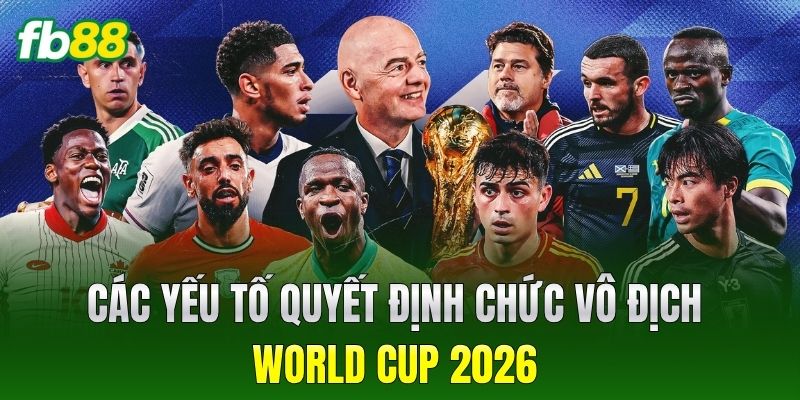 Các yếu tố quyết định chức vô địch World Cup 2026