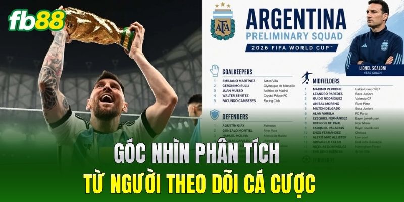 Góc nhìn phân tích từ người theo dõi cá cược