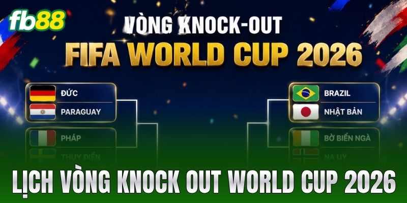 lich vong knock out world cup 2026