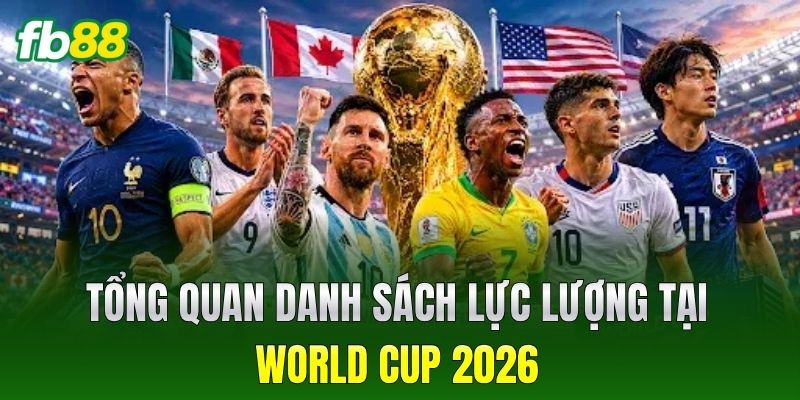 Tổng quan danh sách lực lượng tại World Cup 2026