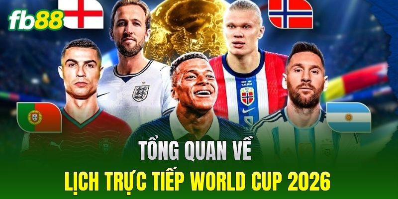 Tổng quan về lịch trực tiếp World Cup 2026