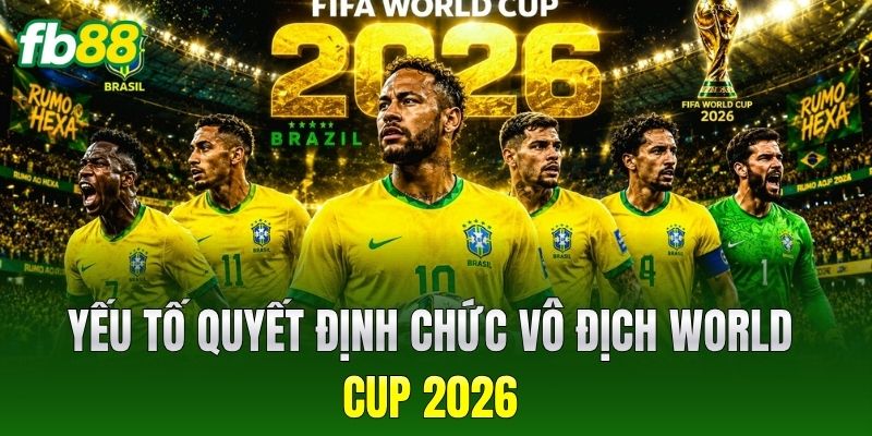 Yếu tố quyết định chức vô địch World Cup 2026