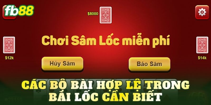 Bài Lốc – Luật Chơi, Cách Đánh Và Mẹo Thắng Hiệu Quả 3 Các bộ bài hợp lệ trong bài Lốc cần biết
