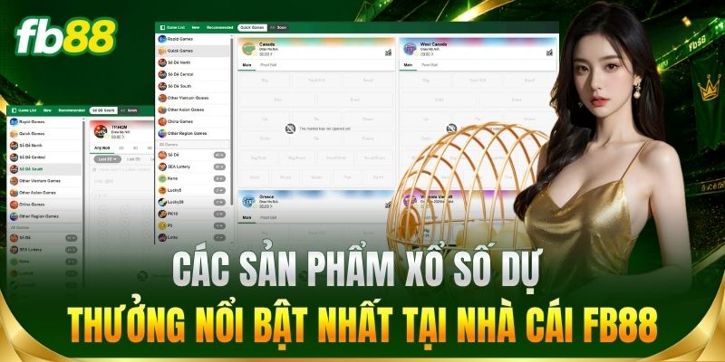 Các sản phẩm xổ số dự thưởng nổi bật