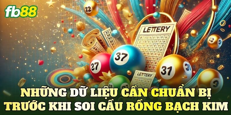 Những dữ liệu cần chuẩn bị trước khi soi cầu rồng bạch kim