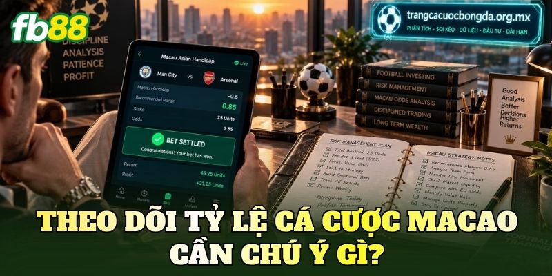 Theo dõi tỷ lệ cá cược Macao cần chú ý gì?
